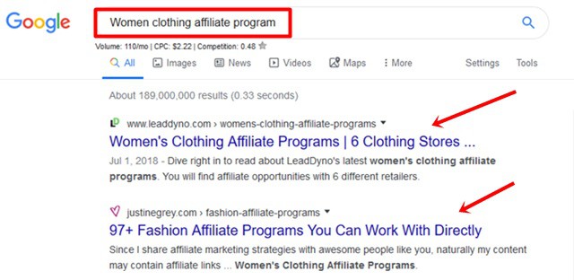Women clothing affiliate program - Google Search