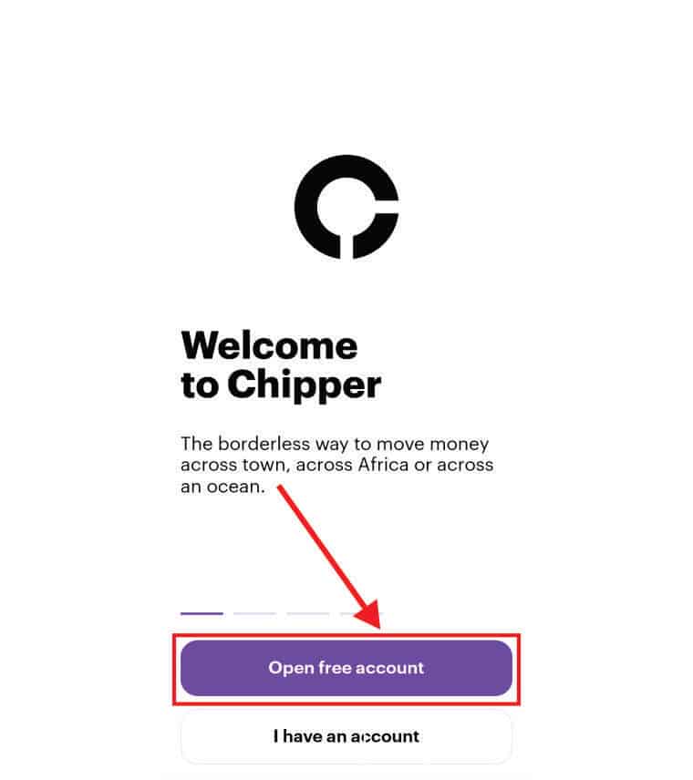 Chipper cash homepage