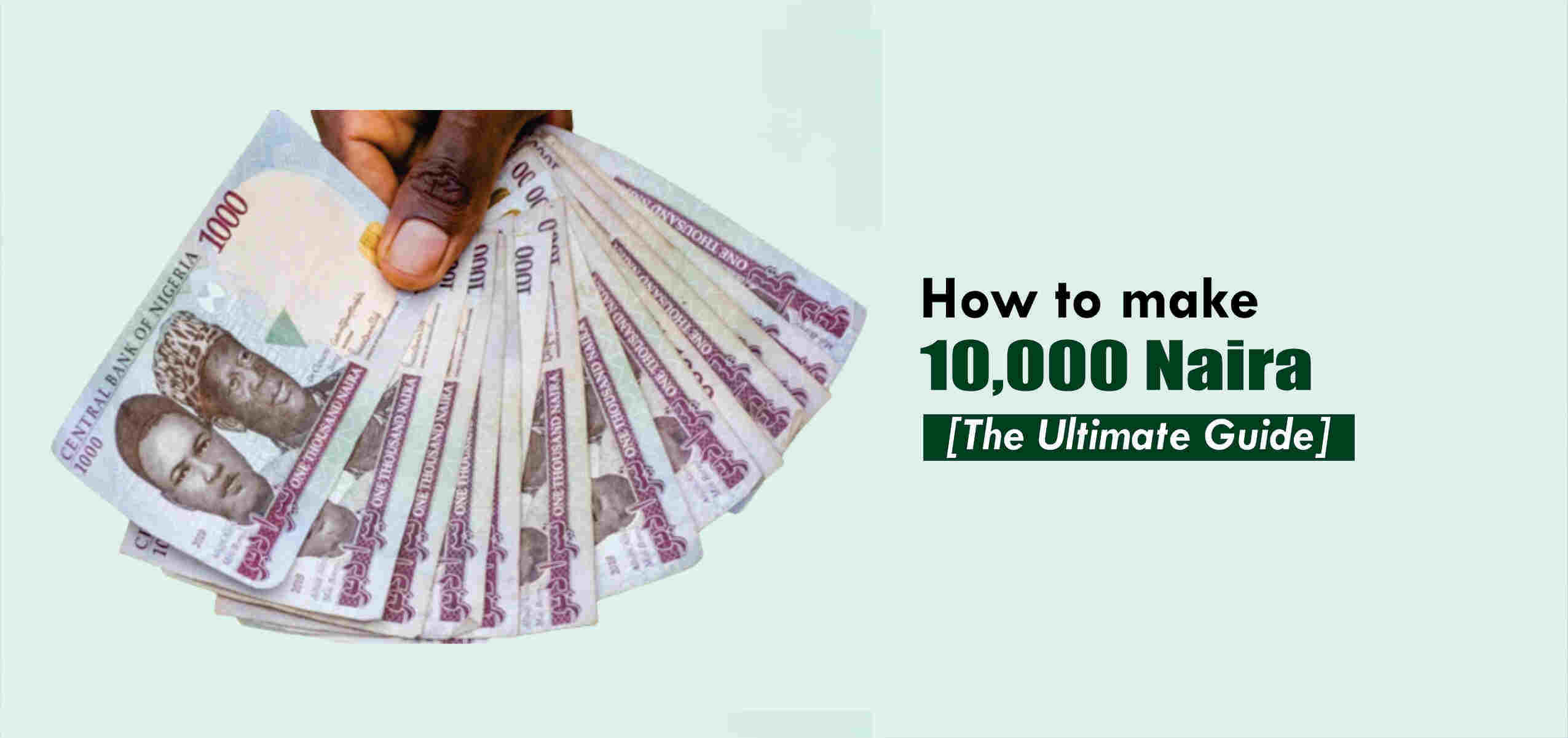 How To Make 10 000 Naira In A Day The Ultimate Guide 