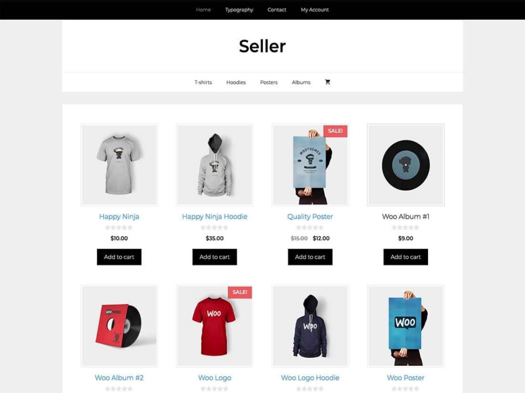 online store template